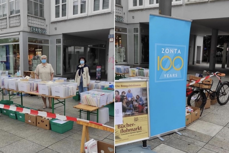 Bücherflohmarkt des Zonta Clubs Saarlouis  am Samstag, 17. Juli 2021