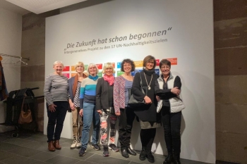 Zonta Club Saarlouis unterstützt intergeneratives Ausstellungs-Projekt der UN in der Ludwig Galerie Saarlouis